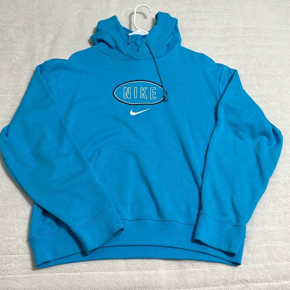 Nike Blue Pullover Hoodie Sweatshirt